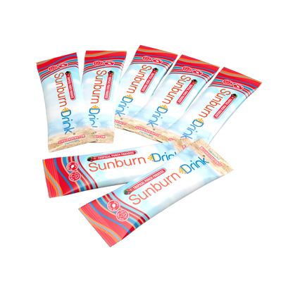 Sunburn Drink 7 Pack, Zero Sugar After Sun Hydration