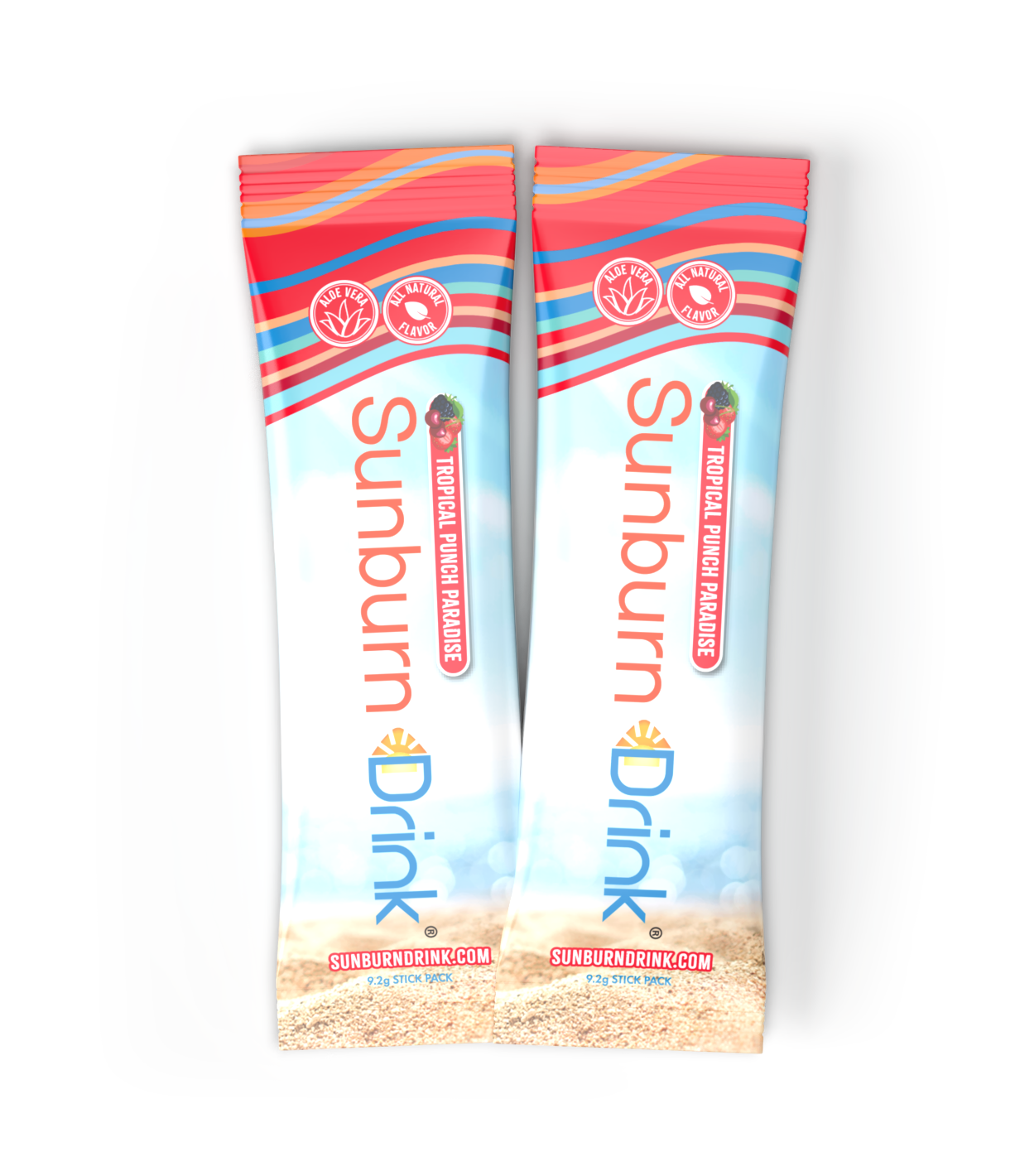 Sunburn Drink Tropical Punch Paradise Try me Twin Pack!